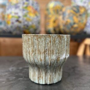 PORTAVASO IN CERAMICA SMALTATA