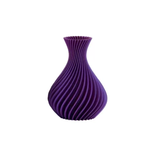 VASO SPIRALE VIOLA BICOLOR H.20CM