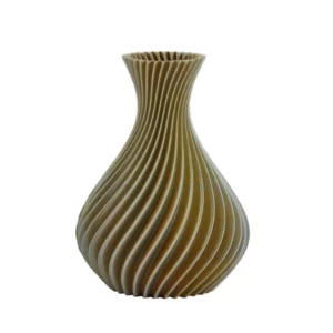 VASO SPIRALE ORO SILVER H.20CM