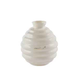 VASO NICOLE CREMA LUCIDO H.17CM