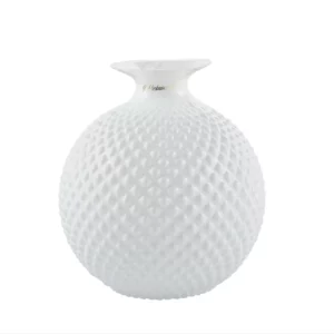 VASO JAVIER BIANCO LUCIDO H.17CM