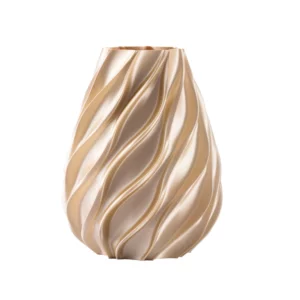 VASO TWIST CHAMPAGNE H.26CM